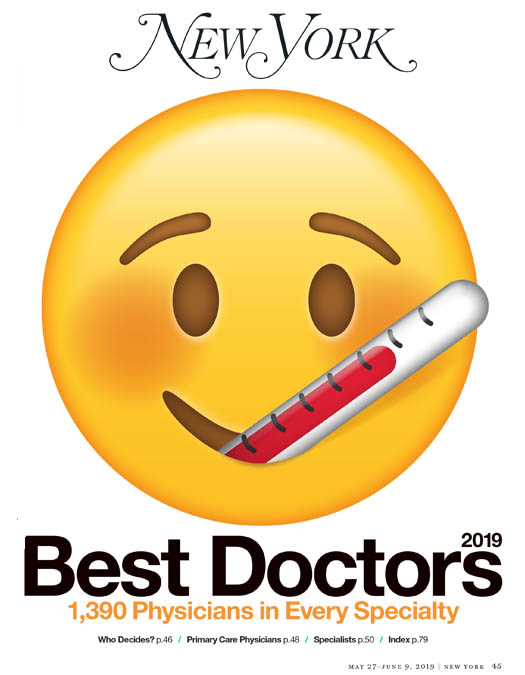 Cover photo for New York Magazine's Best Doctors 2019